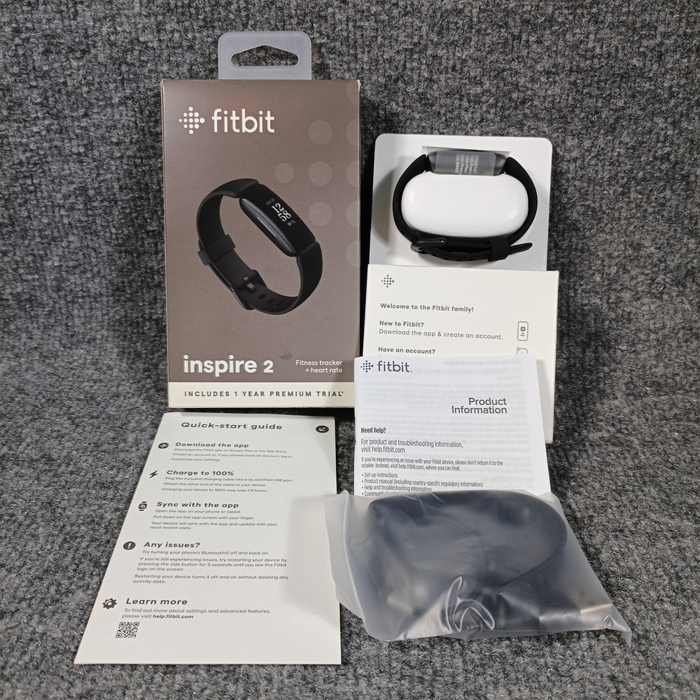 Fitbit Inspire 2 Activity Fitness Tracker Heart Rate Black